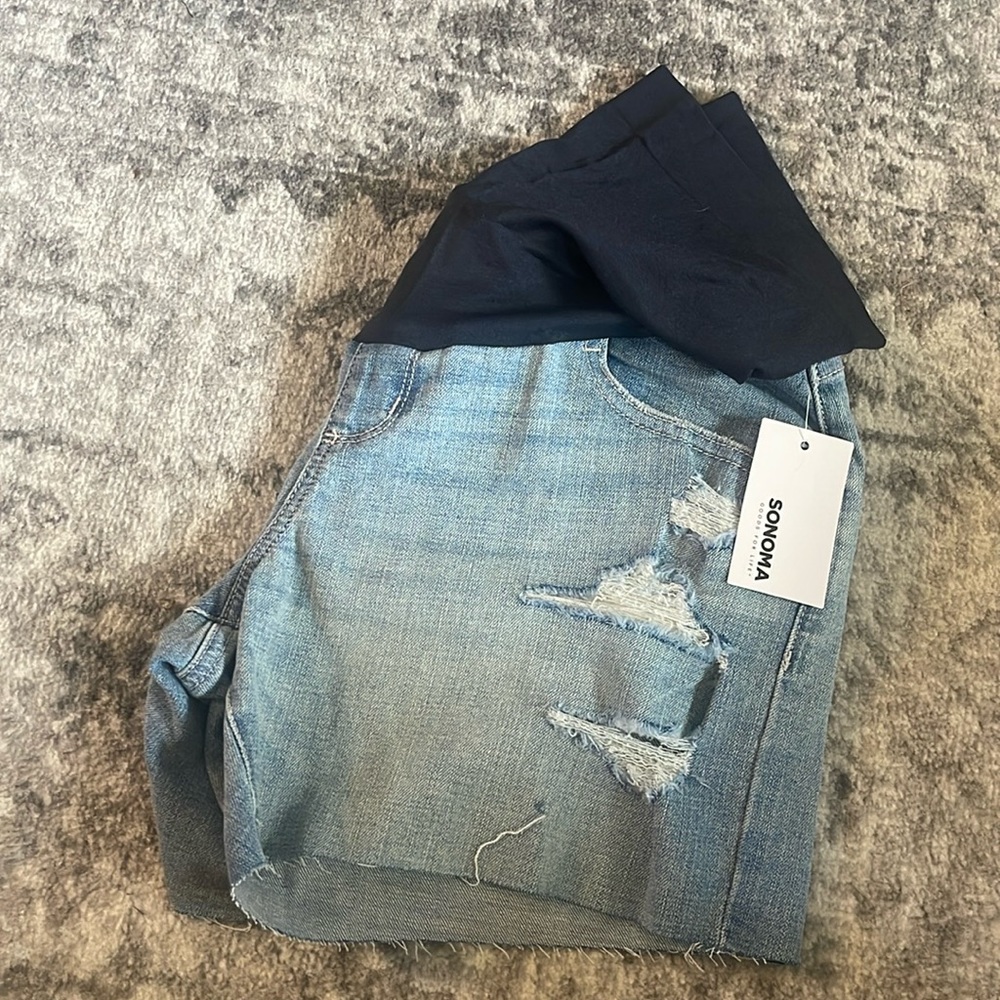 Sonoma Maternity Jean Shorts